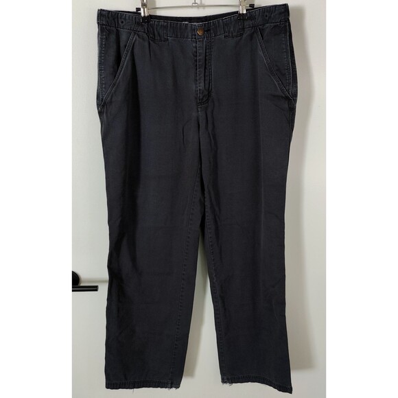 SCOTTeVEST Hidden Cargo Pants 2.0 Mens 37x32 TEC Travel Pockets Work Black - Picture 1 of 8